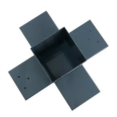 Große Balkenschuhe mit außenliegenden Schenkeln, GLE-Sortiment ECONOMIC (Größe 380mm, Dicke 2.5mm, Tiefe 90mm) - Réf. GLE500/100/2,5