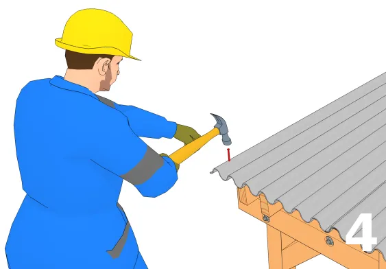 Vor dem Bohren Markierungen machen