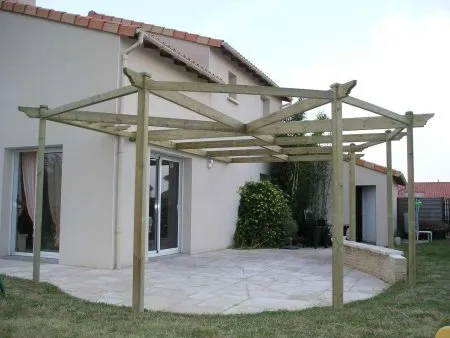Die runde Pergola