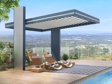 Einige Beispiele für Pergola-Standorte