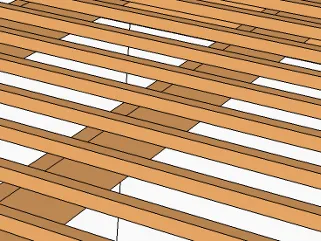 Verlegen der Dachlatten