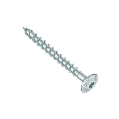 HECO-TOPIX-plus, Plattenschraube, T-Drive, variables Vollgewinde, weiß verzinkt, A3K - Réf. 61976