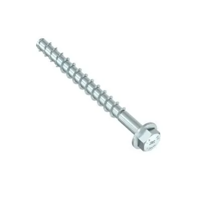 HECO MULTI-MONTI-PLUS SS-Schraube – Sechskantkopf mit Sockel – weiß verzinkt – D10 x L70 - Réf. 48401_5