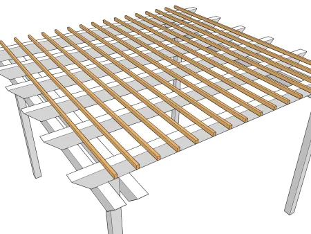 Beschreibung und Querschnitt der Latten