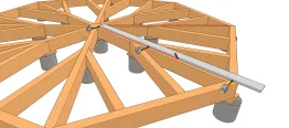 Créer des lignes de repère sur les solives internes