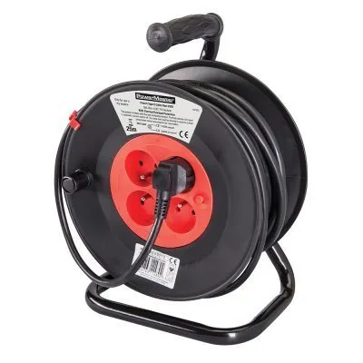 240-V-Kabeltrommel mit französischen Steckdosen Typ E - Réf. 197525