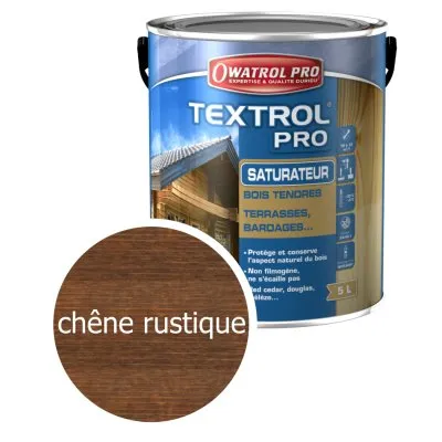 TEXTROL PRO - Spezieller Außensättiger für Weichholz - rustikale Eiche - Réf. 1140