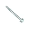 HECO MULTI-MONTI-PLUS SS-Schraube – Sechskantkopf mit Sockel – weiß verzinkt – D10 x L80 - Réf. 48403