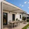 XL-Aluminiumlamelle 29 mm, Länge 2m, YAZD-Struktur, Sandbeige - Réf. SND-L-A-27-200-YAZD