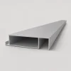 XL-Aluminiumblatt 29 mm, Länge 2 m, RAL9006 strukturiertes Aluminiumgrau - Réf. SND-L-A-27-200-9006
