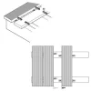 Unsichtbare Clips für Terrassendielen, für 5m² - Réf. 18190001210