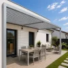 XL-Aluminiumblatt 29 mm, Länge 2m35, RAL9006 strukturiertes Aluminiumgrau - Réf. SND-L-A-27-235-9006