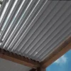 XL-Aluminiumblatt 29 mm, Länge 2m35, RAL9006 strukturiertes Aluminiumgrau - Réf. SND-L-A-27-235-9006