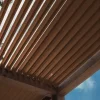 XL-Aluminiumlamelle 29 mm, Länge 2 m, RAL 8011, strukturierte Oberfläche in Marsoxid-Optik - Réf. SND-L-A-27-200-8011