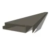 XL-Aluminiumlamelle 29 mm, Länge 2m35, RAL 7006 strukturiertes Beigegrau - Réf. SND-L-A-27-235-7006