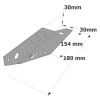 Linker trapezförmiger Sparrenpfettenanker - Réf. PSTG180/30/1.5_10