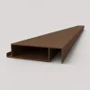 XL-Aluminiumlamelle 29 mm, Länge 2 m, RAL 8011, strukturierte Oberfläche in Marsoxid-Optik - Réf. SND-L-A-27-200-8011