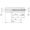 Box mit 1000 Flachkeilen, 24x100x5 mm - Réf. KP5BE24