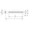 HECO MULTI-MONTI-PLUS SS-Schraube mit HP-Basis - Réf. 48437
