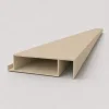 XL-Aluminiumlamelle 29 mm, Länge 2m35, YAZD-Struktur, Sandbeige - Réf. SND-L-A-27-235-YAZD