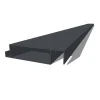 XL-Aluminiumblatt 29 mm, Länge 2m35, RAL7016 strukturiertes Anthrazitgrau - Réf. SND-L-A-27-235-7016