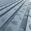 XL-Aluminiumblatt 29 mm, Länge 2m35, RAL7016 strukturiertes Anthrazitgrau - Réf. SND-L-A-27-235-7016